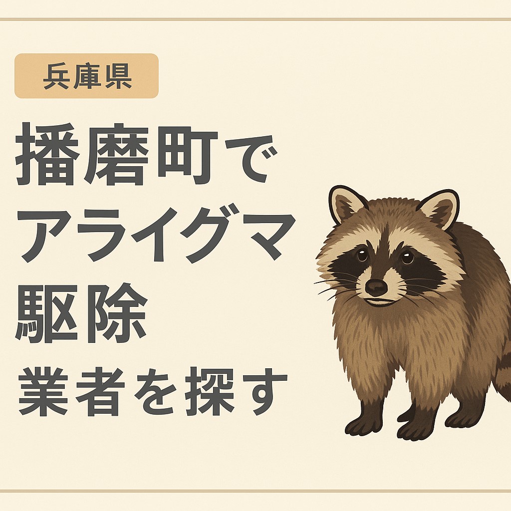 播磨町　アライグマ駆除